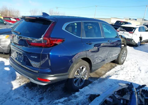 2022 Honda Cr-V Hybrid Ex-L from USA, damaged, VIN 5J6RT6H83NL053982